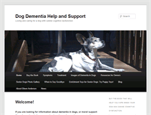 Tablet Screenshot of dogdementia.com